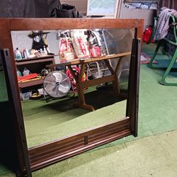 LIFESTYLE MIRROR COLOR LIGHT BROWN RETANGULAR 