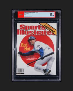 1st Ichiro Sports Illustrated graded PSA 8.5