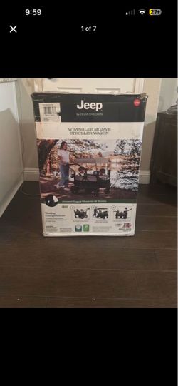 Jeep Wrangler Mojave Stroller Wagon - Black and Tan