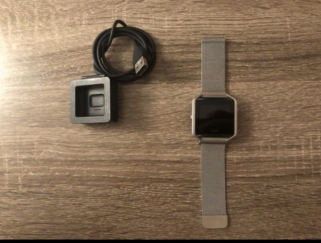 Fitbit Blaze with Stainless Steel Strap