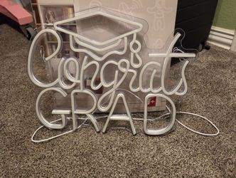 Neon Graduation sign