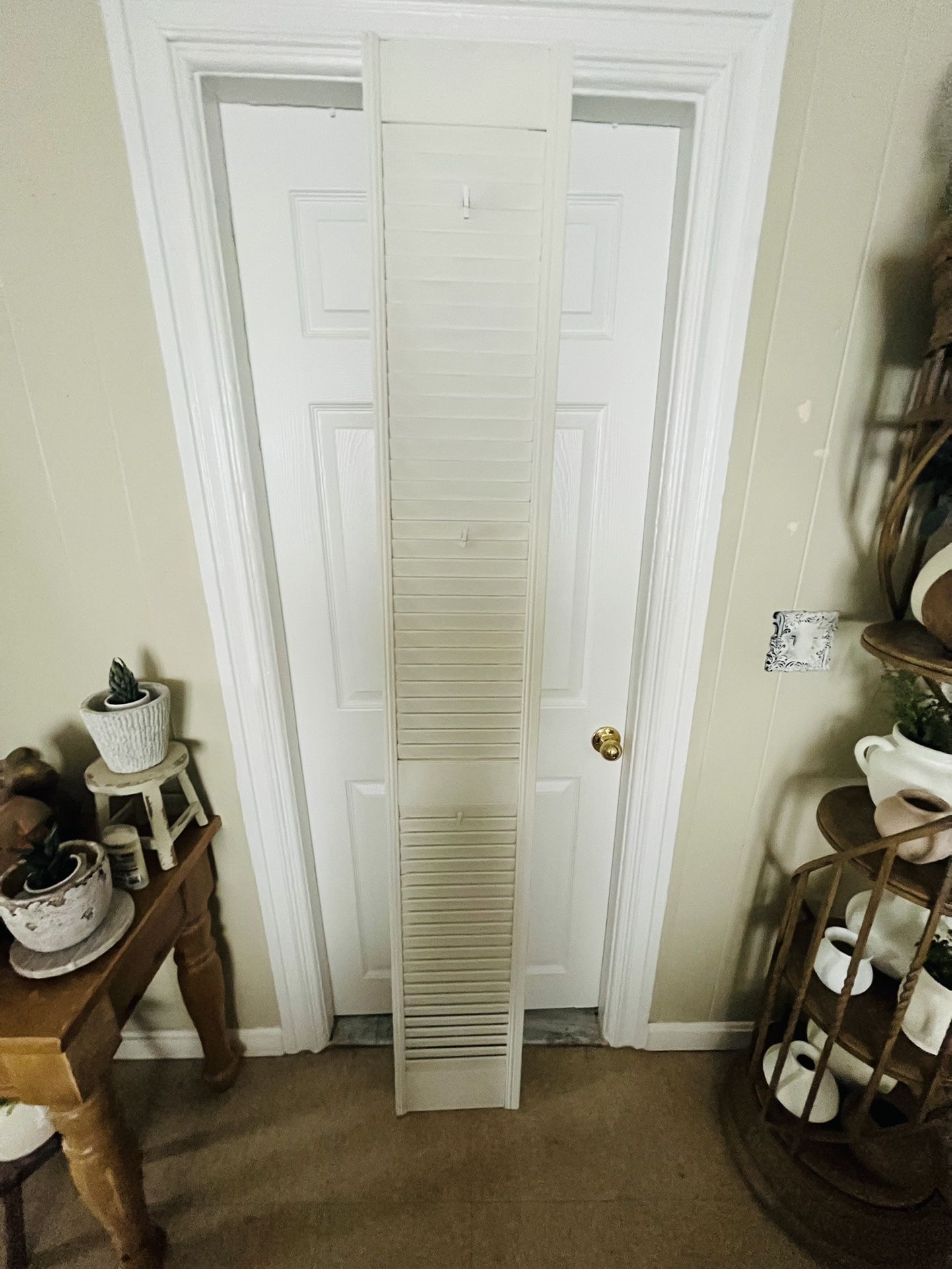 White Door Shutter