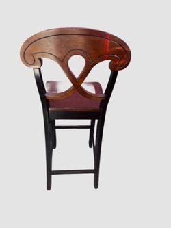 Wooden bar stool