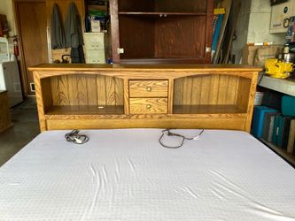 headboard, solid oak