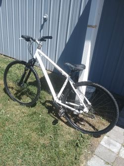 Woman bike
