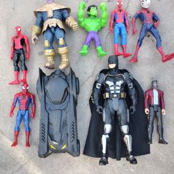 Large Collectible Action Figures Batman Spider-Man And More No Offers No Trade 75th Ave Indian School $40 Cash For All Cheap Serious Buyers Only Pleas