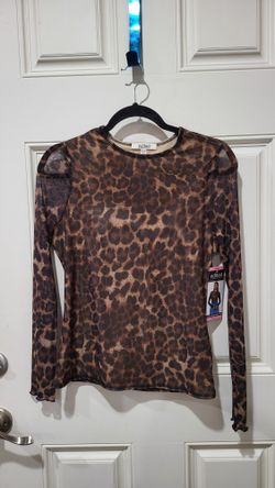 Edited by Remi Bader Women's Long Sleeve Mesh Top