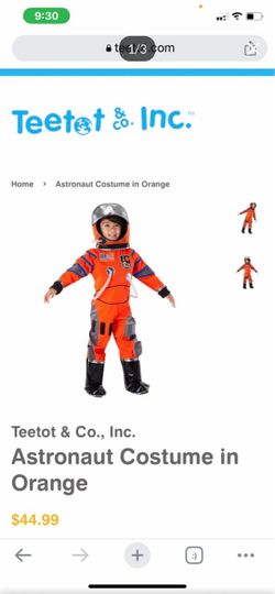 Teetot Astronaut Costume