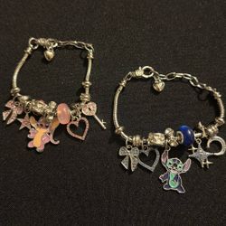 Angel & Stitch Charm Bracelets 