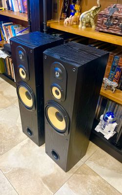 (2) Sony 8” 🔈 3-way Audiophile Speaker Towers