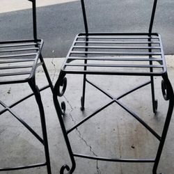 Iron Bar Chair Set 