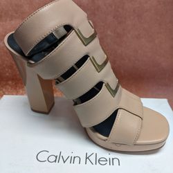 Calvin Klein Benita Cow Silk Women's Sandals - Size 6.5 - New