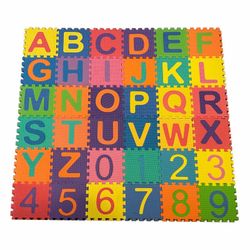 Kids ABC 123 Foam Puzzle Play Mat
