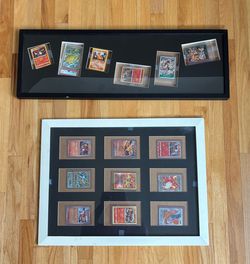 Two Picture Frames Used for Displaying Cards  Both for $5.