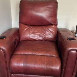 One full loveseat electric recliners