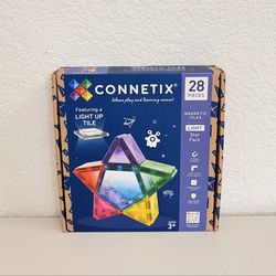 🔥NEW🔥 CONNETIX Magnetic Tiles Light Star Pack 28pc