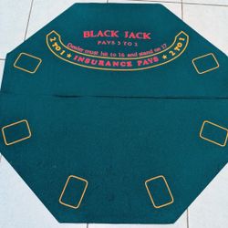 Folding 37" Folding Poker Table Top