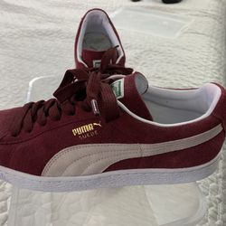 Puma Suede - Dark Red - 9.5 