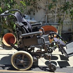 Quickie Iris Tilt In Place Reclining Manual Wheelchair