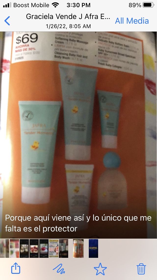 Jafra Ca Perfumes $20