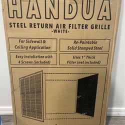 Air Filter Vent White