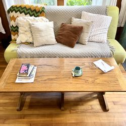 Drexel Vintage Solid Wood Coffee Table 5ft Long