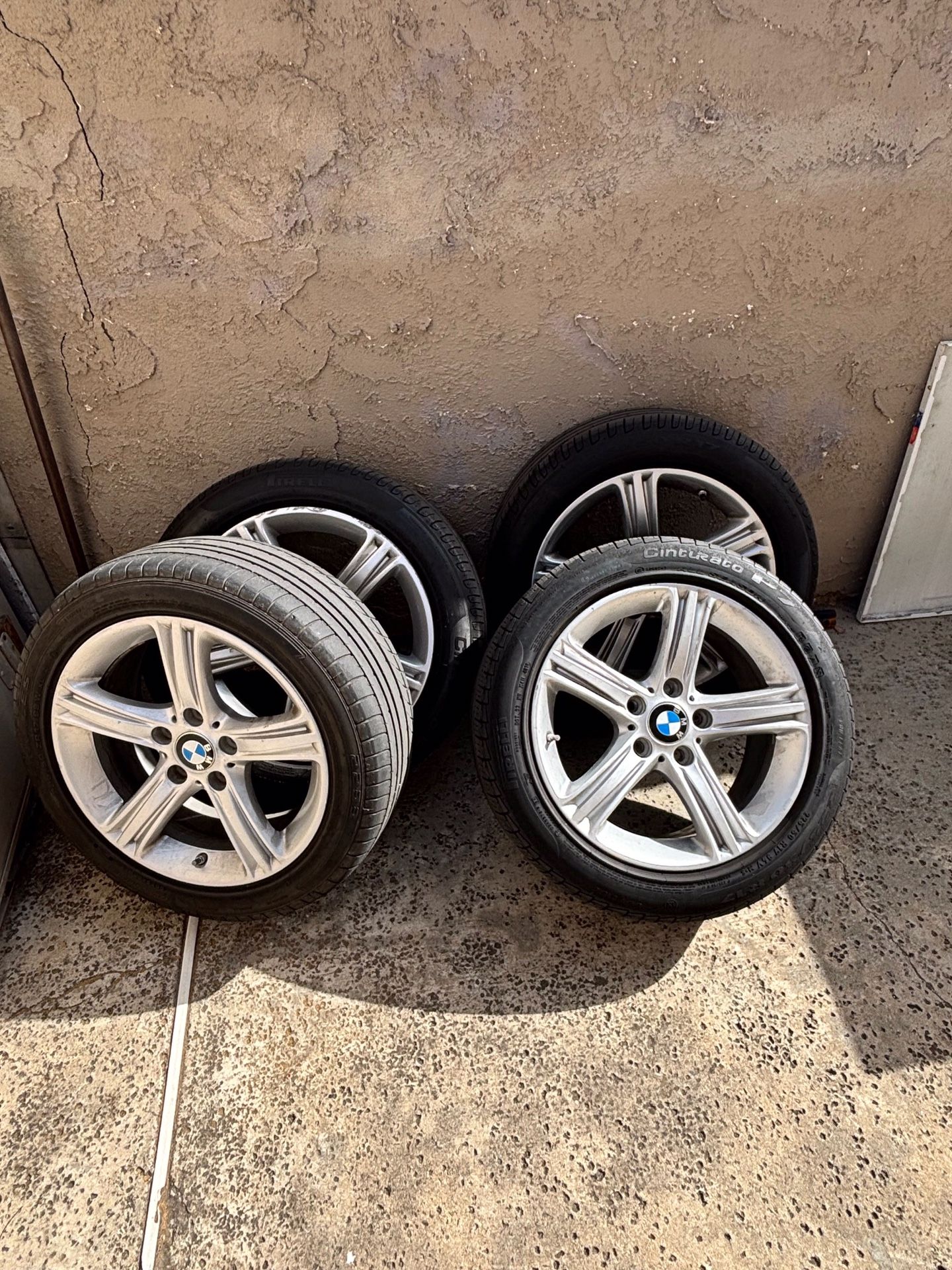 BMW 17 Inch Wheels 5x120 With Pirelli Run Flats
