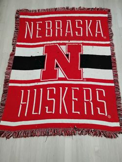 Huskers Blanket