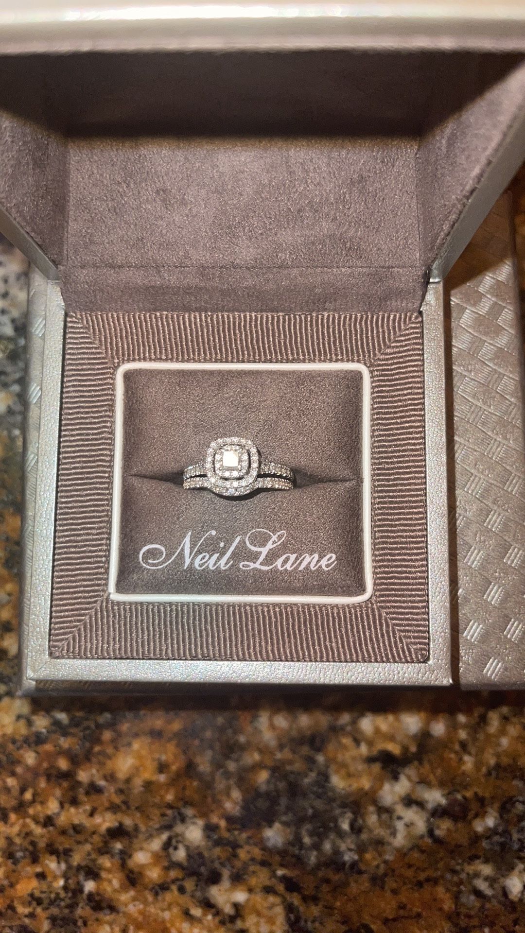 14K White Gold Neil Lane Engagement Ring