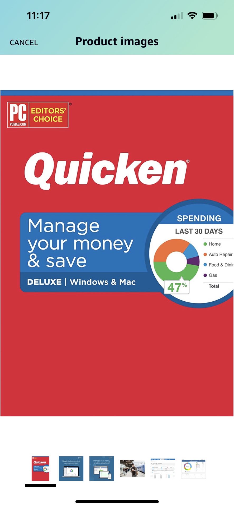 Quicken Deluxe Personal Finance – Manage your money and save – 1-Year Subscription (Windows/Mac)