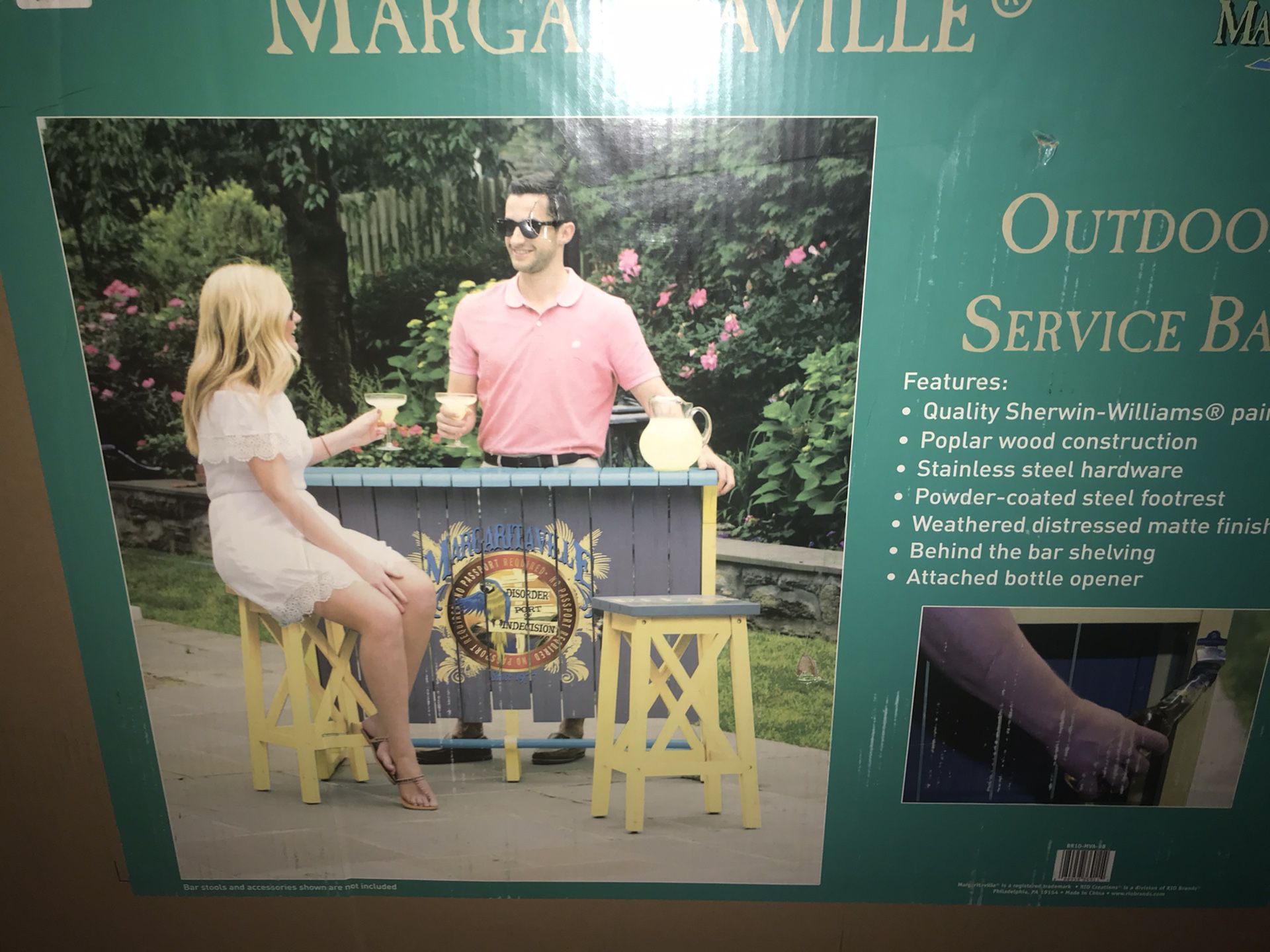 Outdoor Margaritaville Bar Set