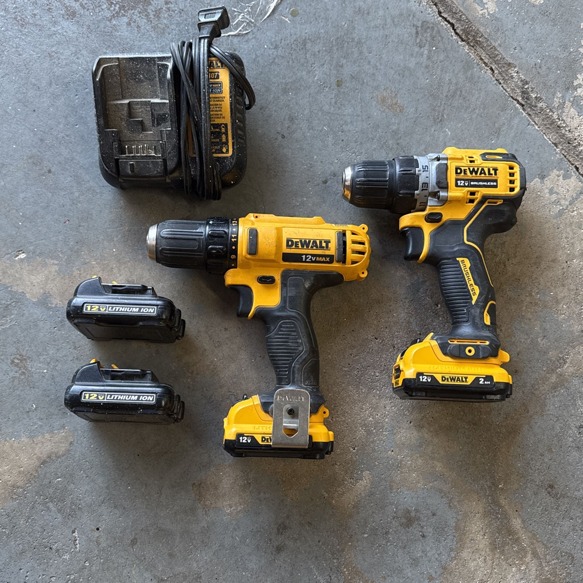 Dewalt 12v Drill Set