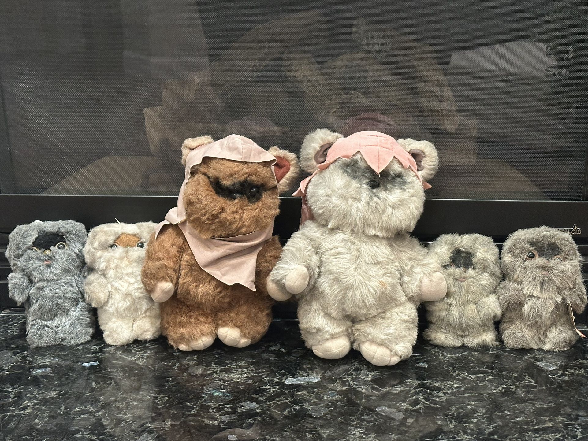 KENNER VINTAGE EWOK PLUSH BUNDLE