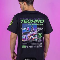 Rave Wonderland Techno T Shirt 