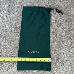 Authentic GUCCI Dust Bag In Teal Green