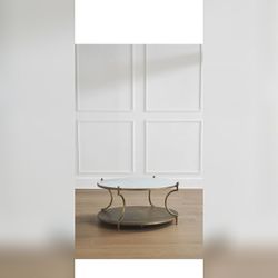 Frontgate Black and Gray Amara Coffee Table - Good - Berkeley Lake, GA