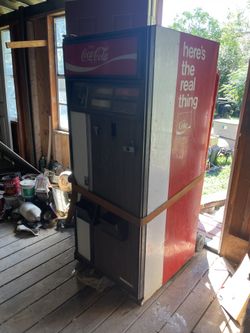 Vintage coke machine