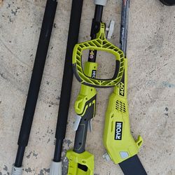 Only Ryobi tool 40 volt chainsaw pole cordless