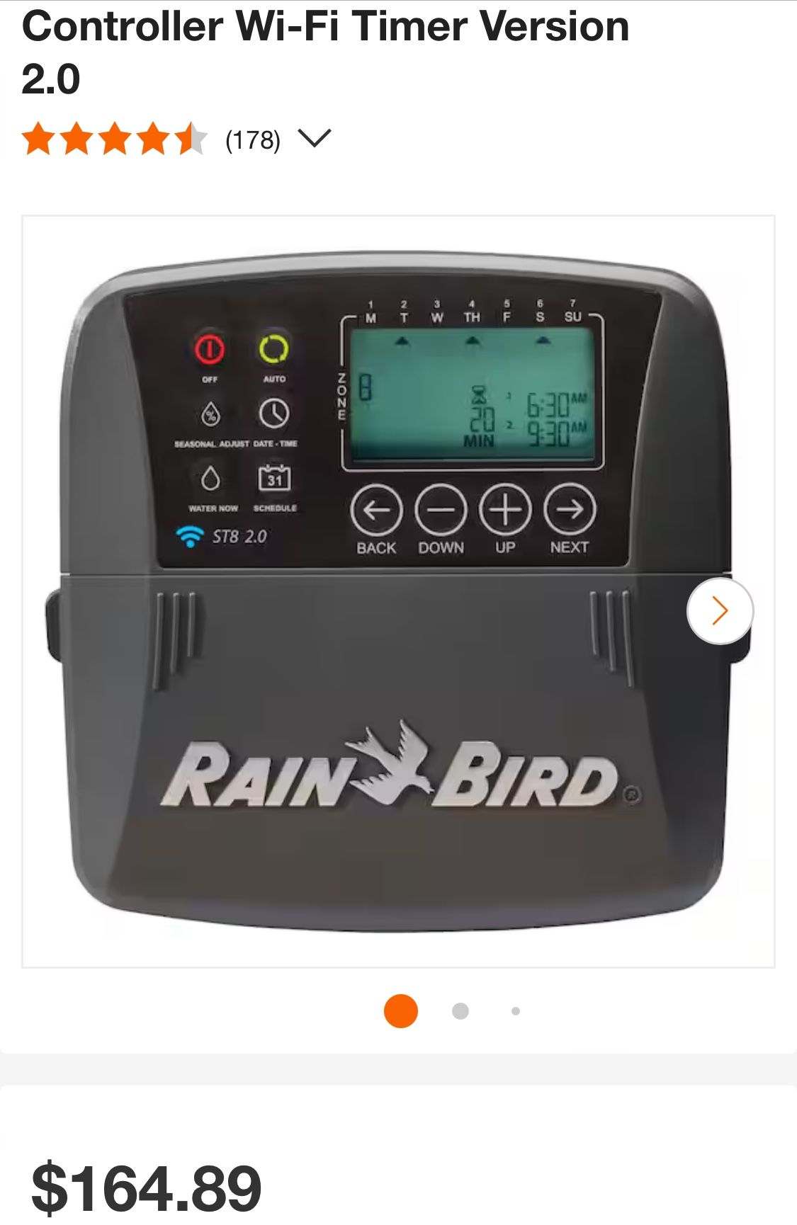 Rain Bird Smart Sprinkler Timer 