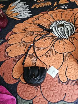 Micro Fossil crossbody flap bag
