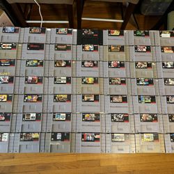 Various Super Nintendo Games Prices Vary!!
