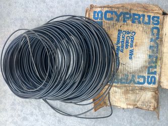 Black electrical wire Cyprus NOS