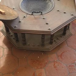 Antique 19 Century Octagon Brazier Coffee Table