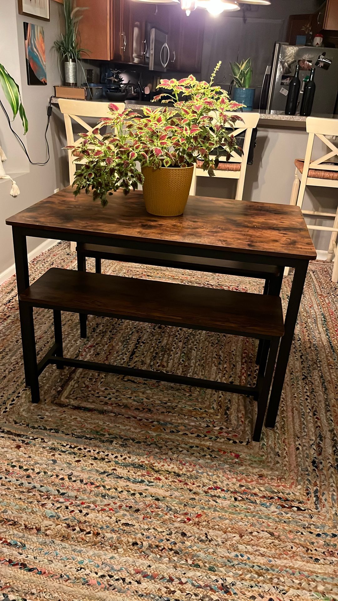 Brand New Dining Table With Bench Seats