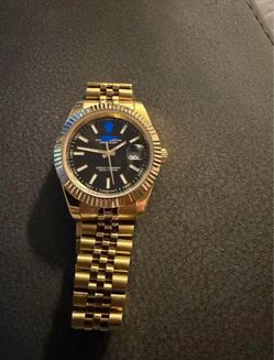 Rolex Datejust Gold Tone Watch