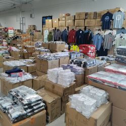 WHOLESALE CLOTHING BY DOZENS BOXES OR PALLETS, FOR PRICING VISIT 2129 S WRIGHT ST SANTA ANA CA 92705 TUESDAY TO FRIDAY 9 00AM TO 5 30 PM