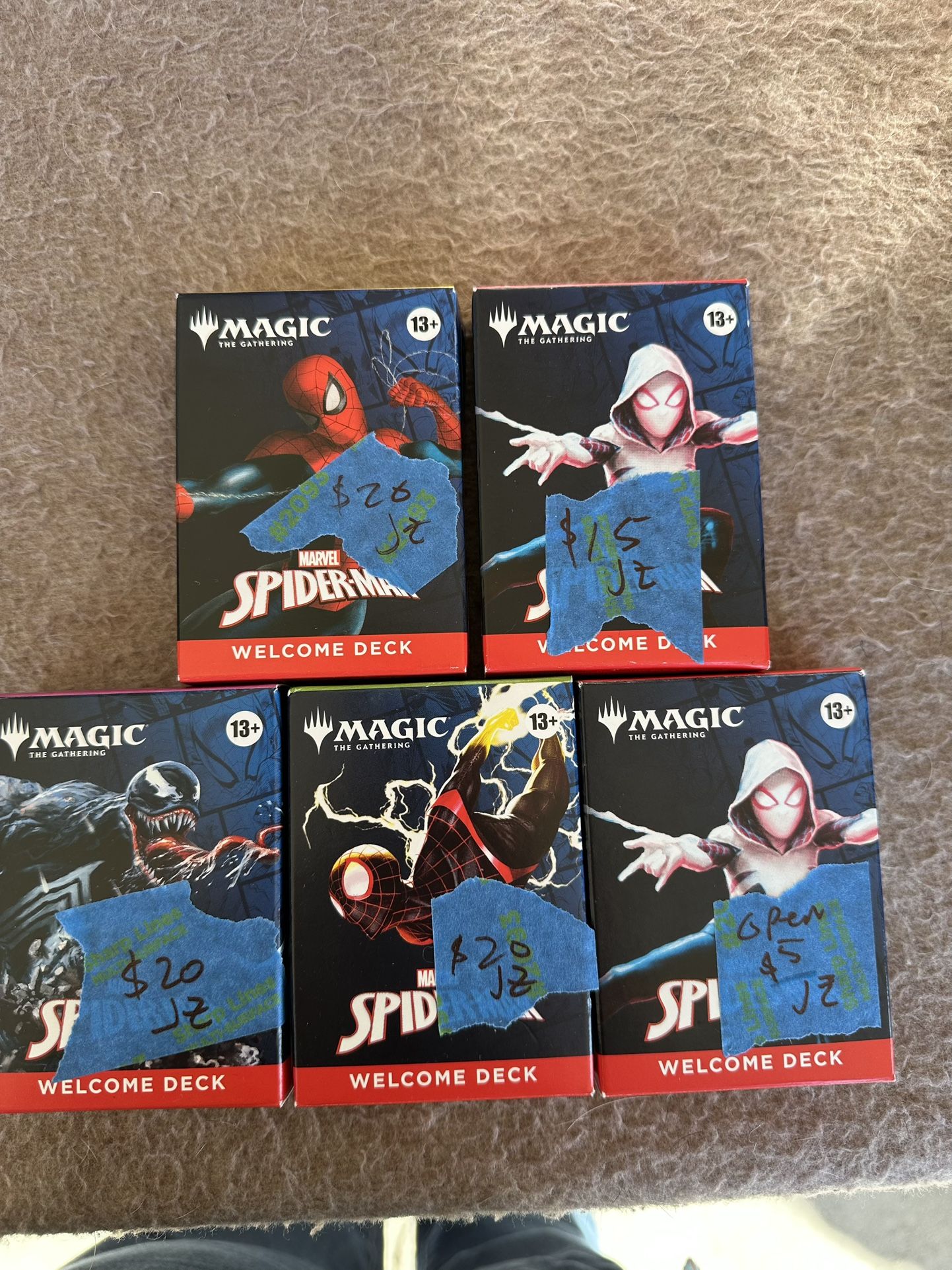 SDCC Magic Spider-man Decks