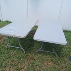 2 Fold 6ft Tables Indoors Or Outdoors 25 Each Look My Post Tons Item
