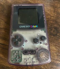 Nintendo Game Boy Color Handheld Console - Atomic Purple (Tested & Working)