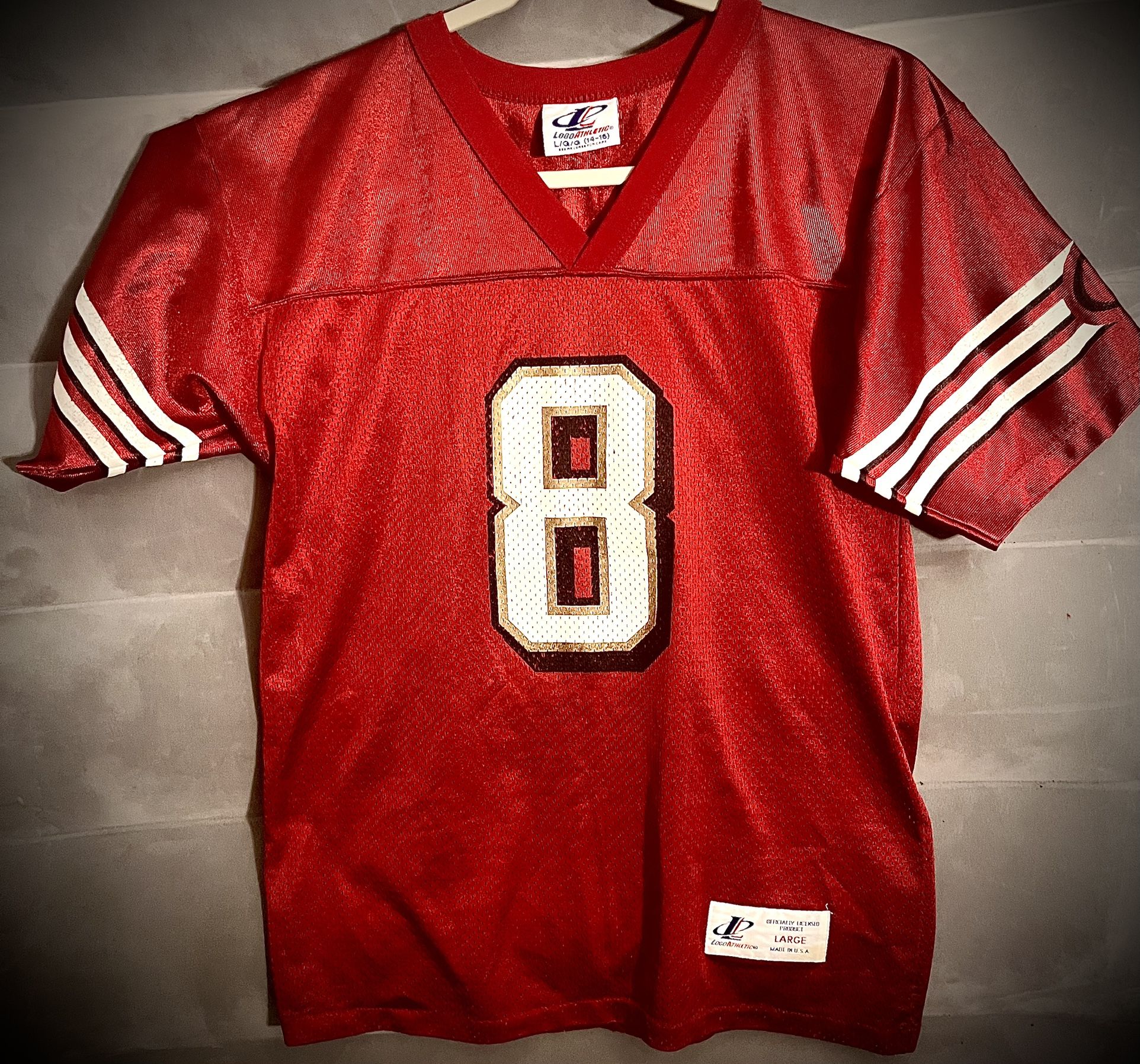 Vintage jersey NFL Steve Young QB #8 San Francisco 49ers size 14-16 LG